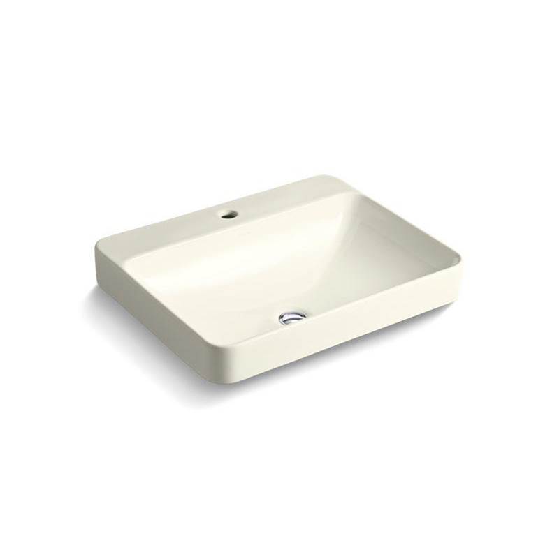 Vox® Rectangle Vessel bathroom sink with single faucet hole-related
