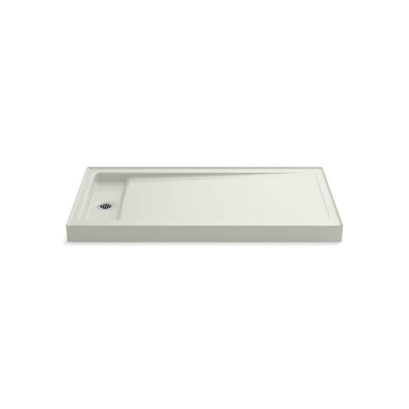 Bellwether® 60'' x 32'' single-threshold shower base with left center drain-related
