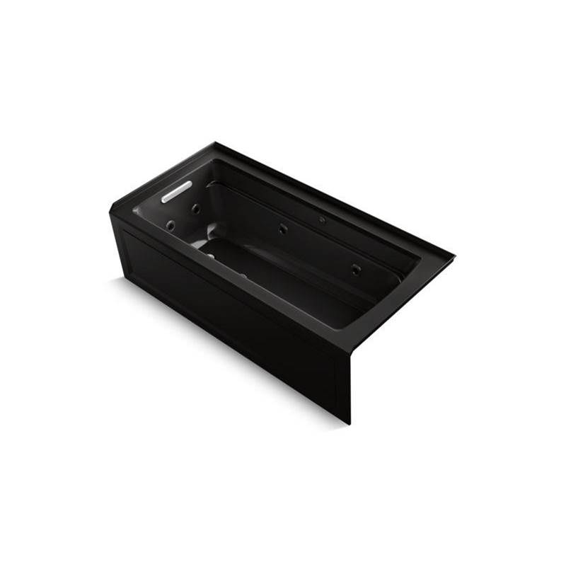 Archer® 66'' x 32'' integral apron Heated BubbleMassage™ air bath and whirlpool w-shop