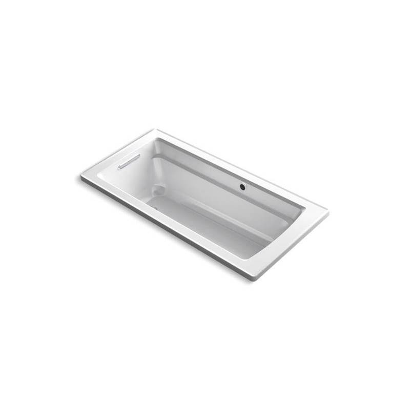 Archer® 66'' x 32'' drop-in bath with Bask® heated surface and end drain-related