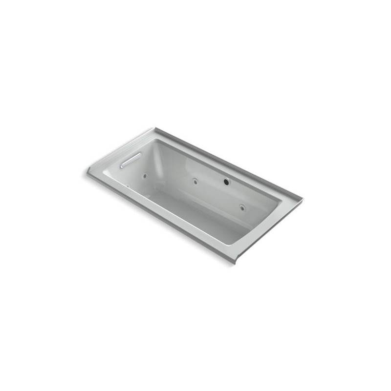 Archer® 60'' x 30'' alcove whirlpool bath with Bask® heated surface-related