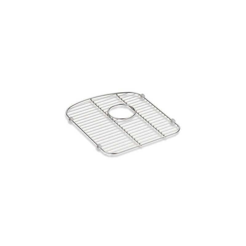Langlade® Stainless steel sink rack, 13-1/2'' x 15-3/8'', for left-hand bowl-related
