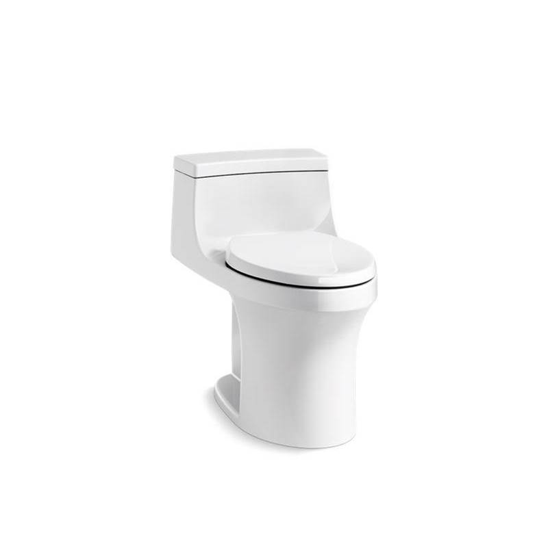 San Souci® One-piece compact elongated 1.28 gpf chair height toilet with right-ha-shop