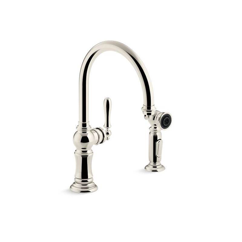 Artifacts® Single-handle kitchen sink faucet with two-function sprayhead-related