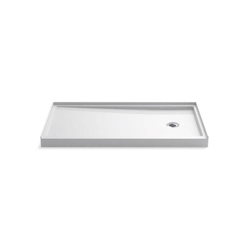 Rely® 60'' x 32'' single-threshold shower base with right-hand drain-related