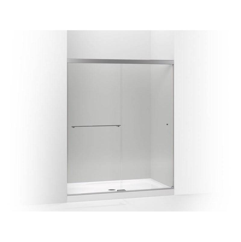 Revel® 76'' H sliding shower door with 5/16'' - thick glass-shop