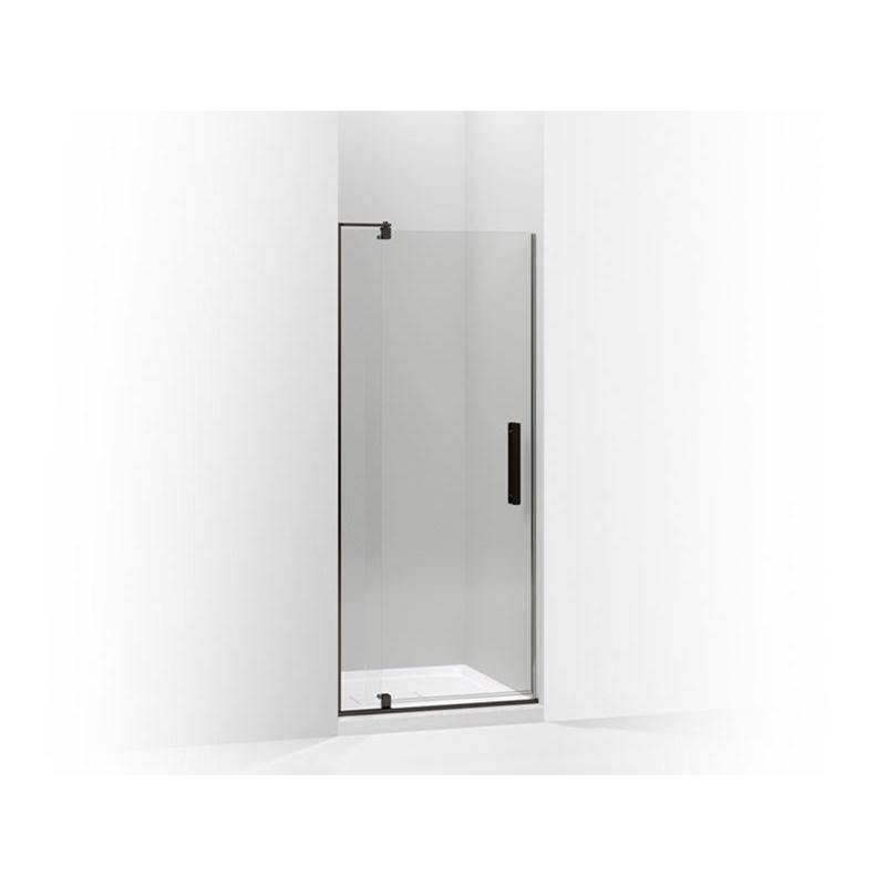 Revel® Pivot shower door, 70'' H x 27-5/16 - 31-1/8'' W, with 1/4'' thick Crystal-related