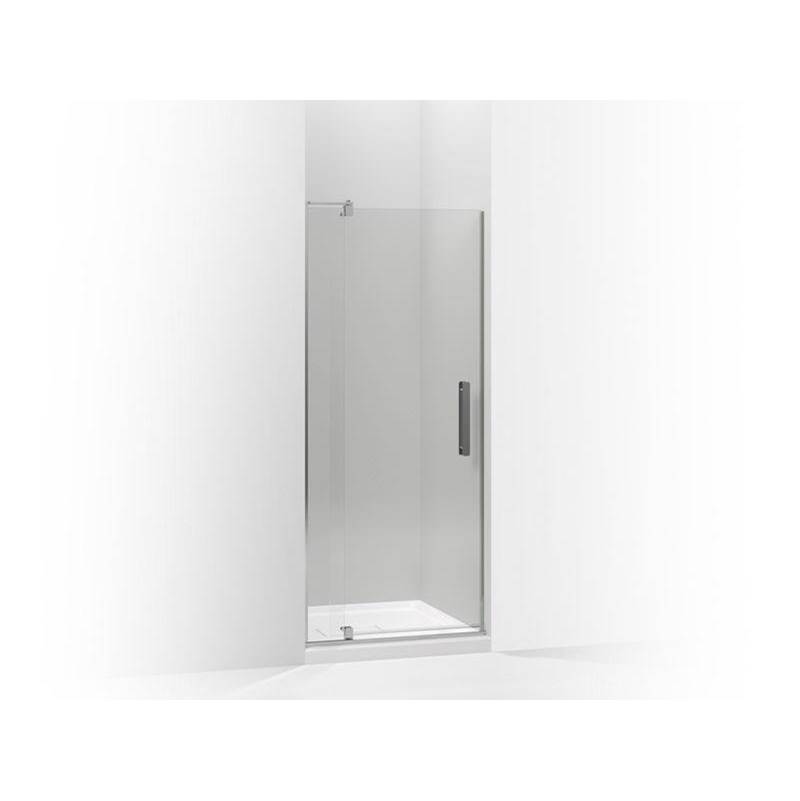 Revel® Pivot shower door, 70'' H x 27-5/16 - 31-1/8'' W, with 1/4'' thick Crystal-related