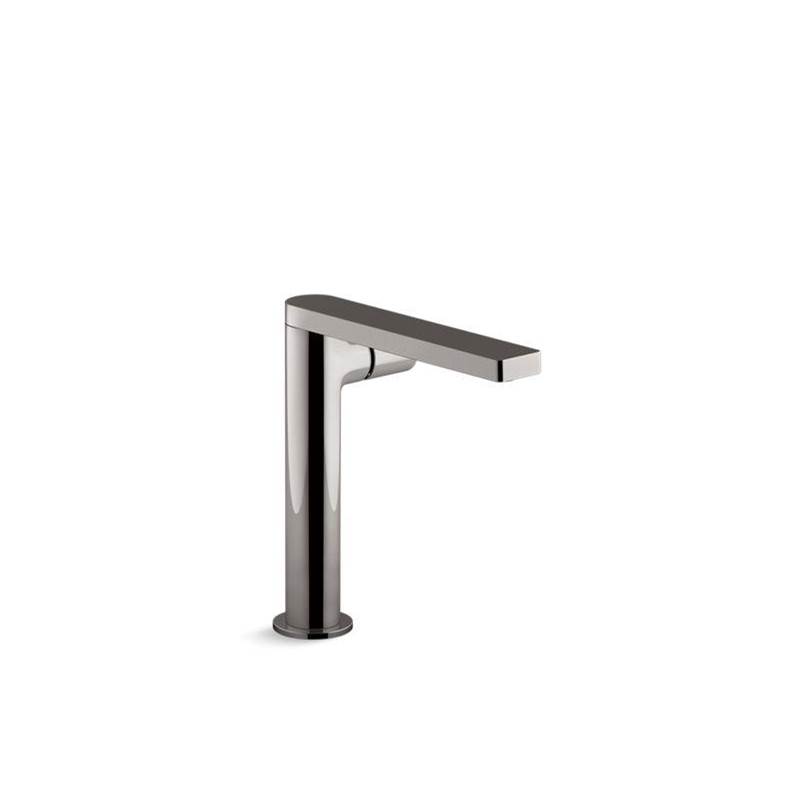 Composed® Tall single-handle bathroom sink faucet with cylindrical handle-related