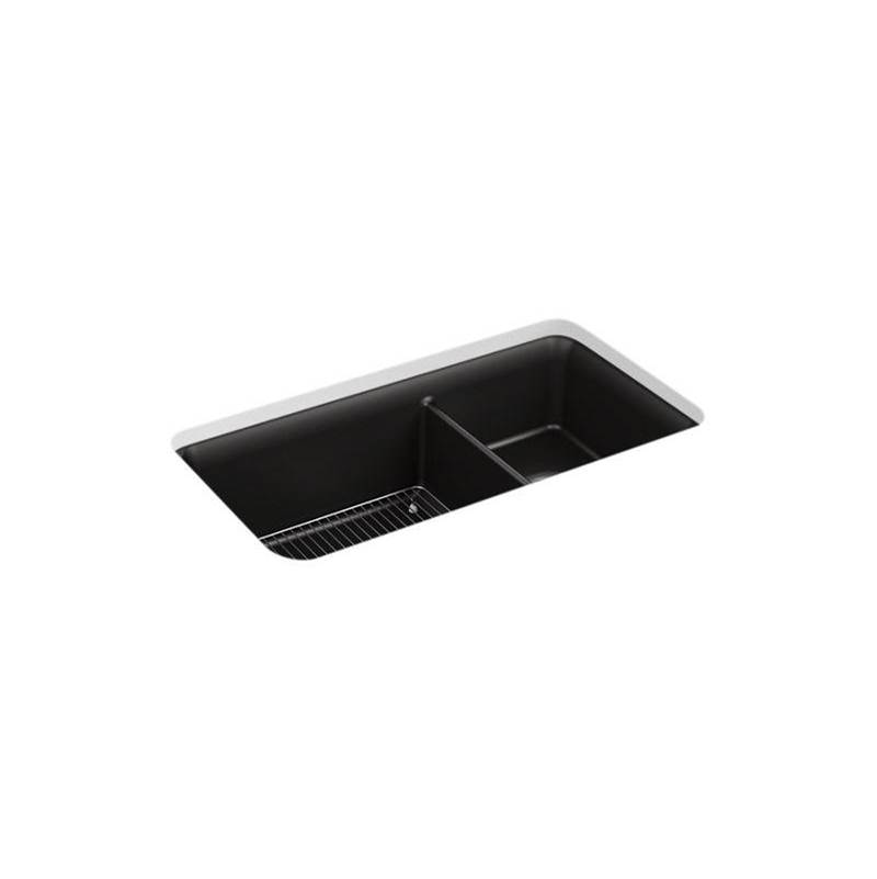 Cairn® 33-1/2'' undermount double-bowl kitchen sink-shop
