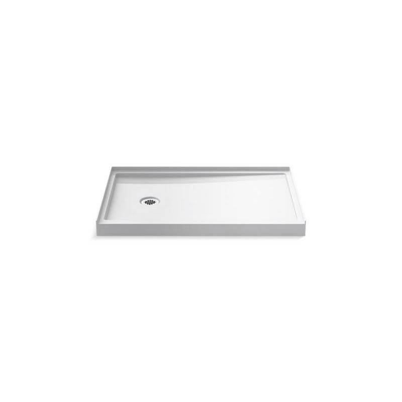 Rely® 48'' x 32'' single-threshold shower base with left-hand drain-related