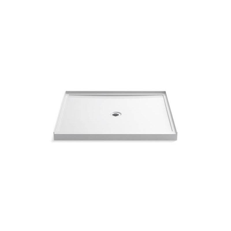 Rely® 48'' x 42'' single-threshold shower base with center drain-related