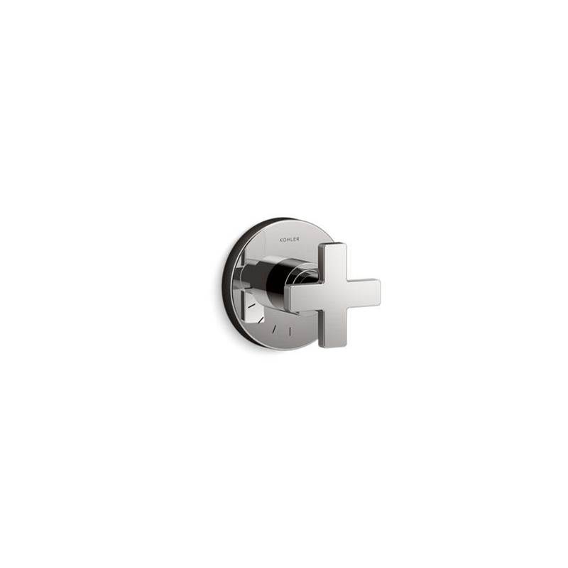 Composed® MasterShower® volume control valve trim with cross handle-shop