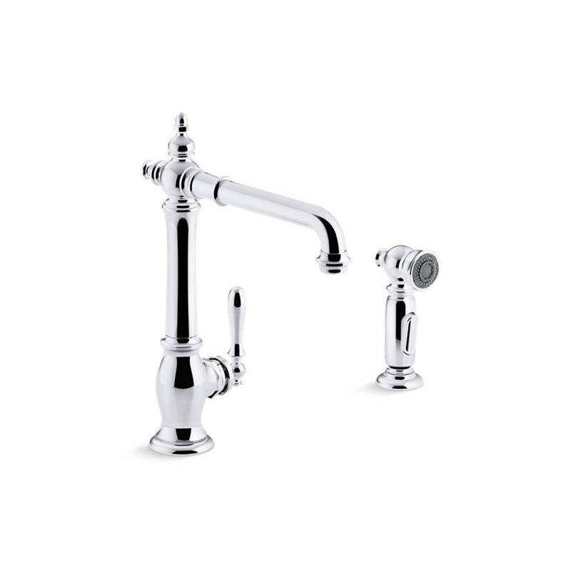 Artifacts® Single-handle kitchen sink faucet with sidesprayer-related