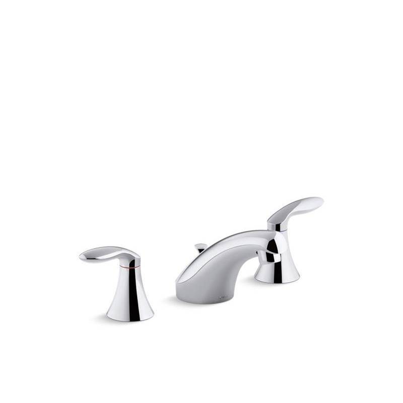 Coralais® Widespread bathroom sink faucet with lever handles, pop-up drain and li-related