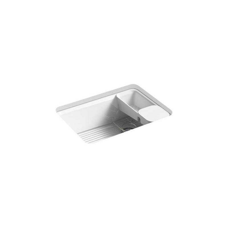 Riverby® 27'' undermount single-bowl workstation kitchen sink-related