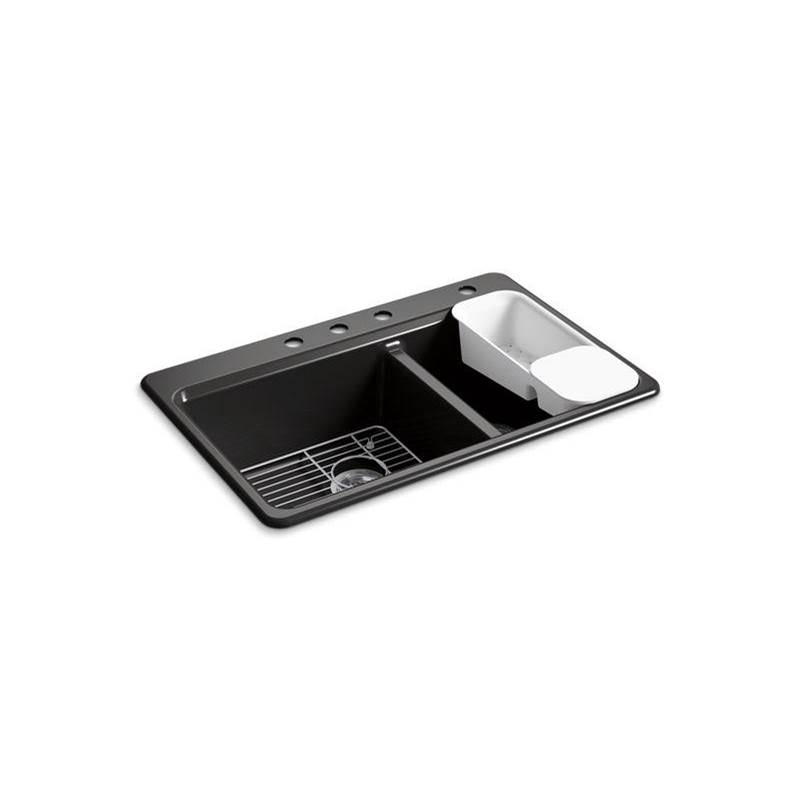 Riverby® 33'' top-mount double-bowl workstation kitchen sink-related