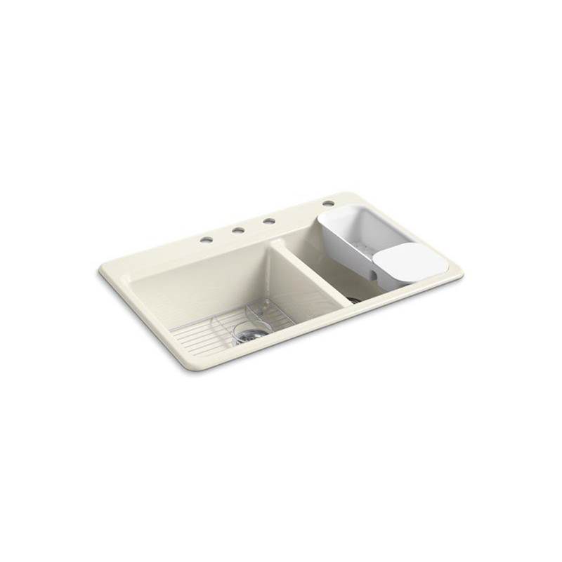 Riverby® 33'' top-mount double-bowl workstation kitchen sink-related