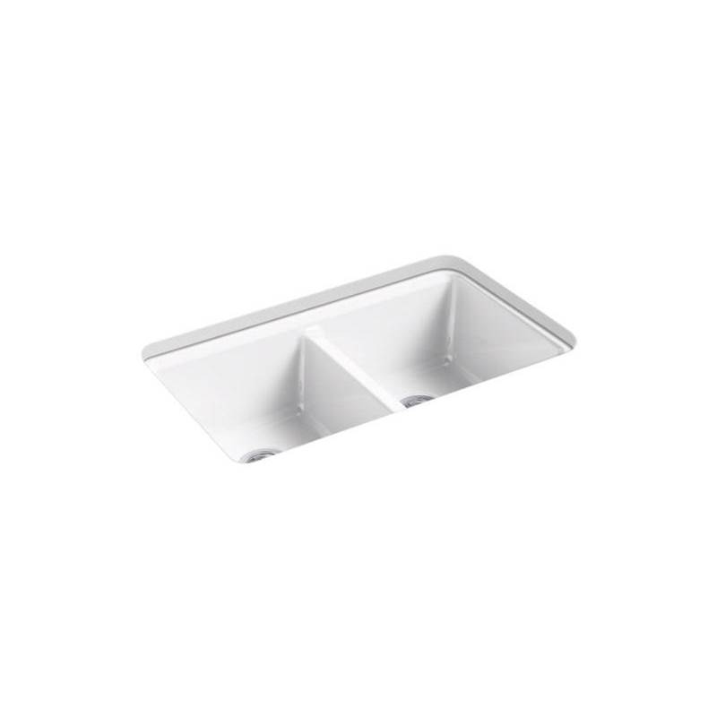 Riverby® 33'' undermount double-bowl workstation kitchen sink-related