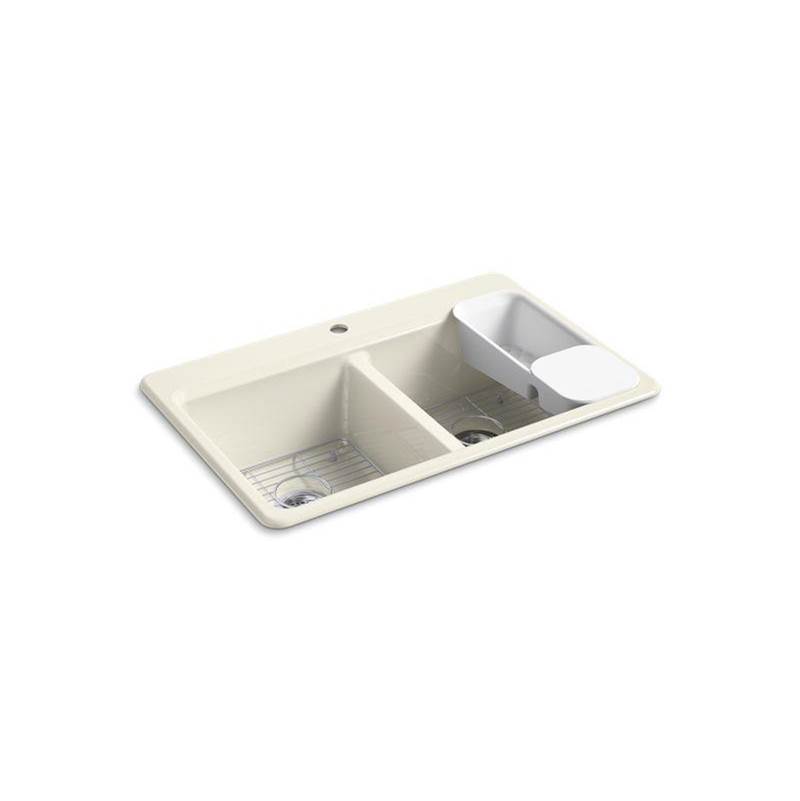 Riverby® 33'' top-mount double-bowl workstation kitchen sink-related