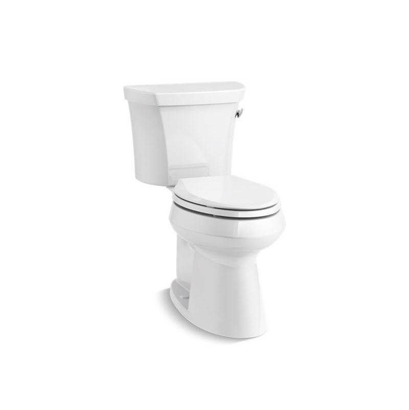 Highline® Two-piece elongated 1.28 gpf chair height toilet with right-hand trip l-shop