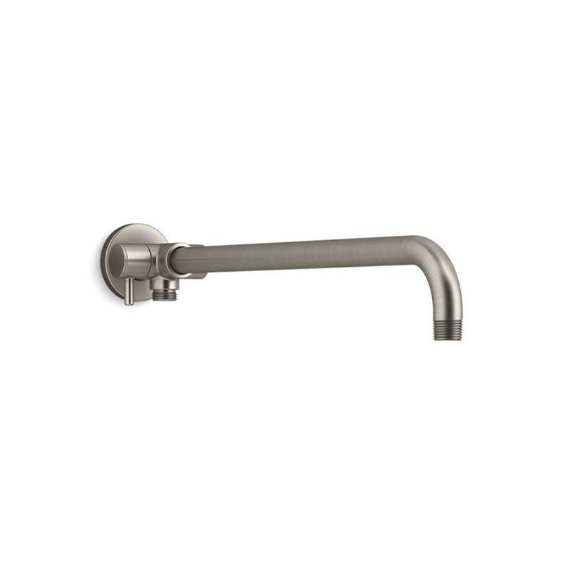 Wall-mount arm for rainhead/showerhead and handshower with 2-way diverter-related