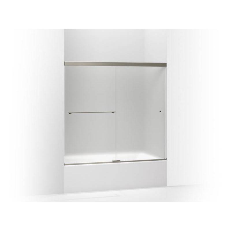 Revel® Sliding bath door, 55-1/2'' H x 56-5/8 - 59-5/8'' W, with 1/4'' thick Fros-shop