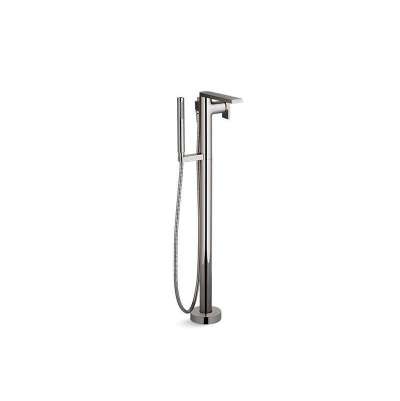 Composed® Floor-mount bath filler trim with handshower-shop