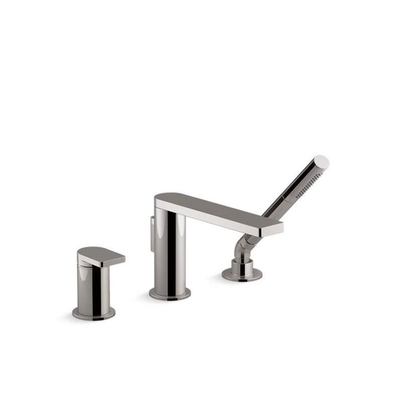 Composed® Deck-mount bath faucet with handshower-shop