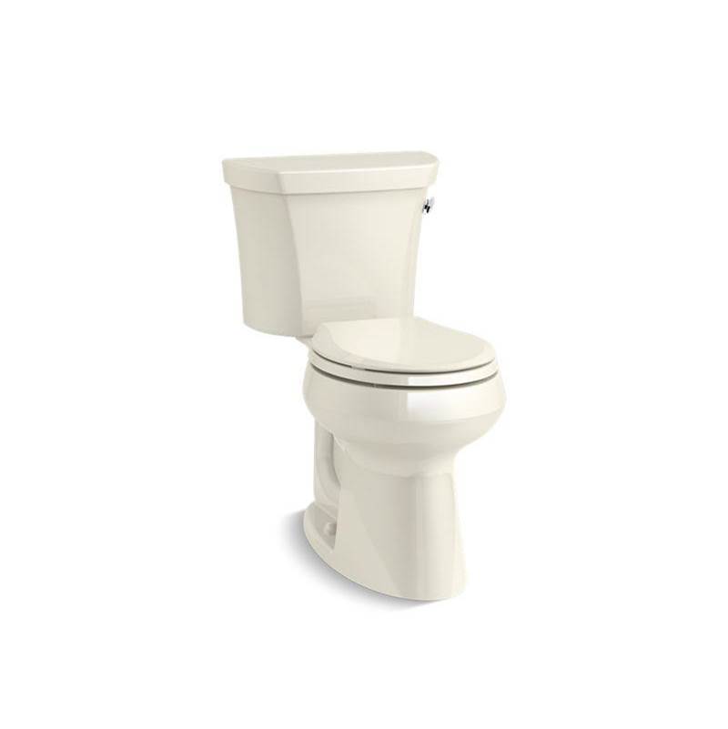 Highline® Two-piece round-front 1.28 gpf chair height toilet with right-hand trip-shop