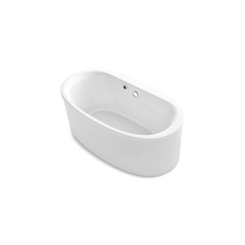 Sunstruck® 65-1/2'' x 35-1/2'' oval freestanding bath with Bask® heated surface a-related