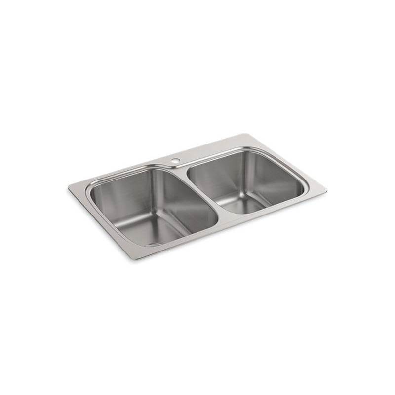 Verse™ 33'' x 22'' x 9-1/4'' top-mount/undermount double-bowl large/medium kitche-related