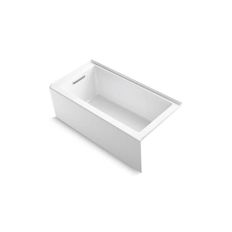 Underscore® 60'' x 30'' alcove bath with integral apron, integral flange and left-related