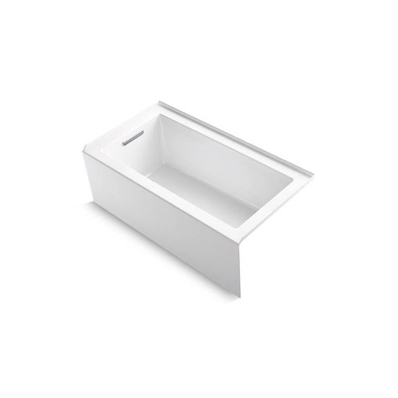 Underscore® 60'' x 32'' alcove bath with integral apron, integral flange, and lef-shop