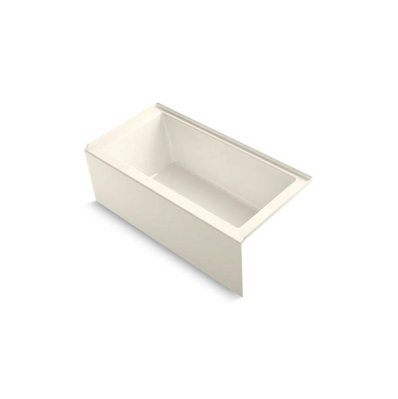 Underscore® 60'' x 30'' alcove bath with integral apron, integral flange and righ-related