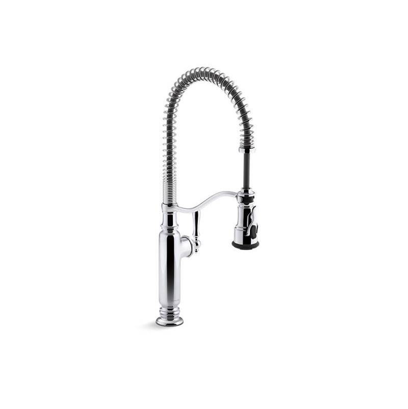 Tournant® Semi-professional kitchen sink faucet with three-function sprayhead-shop