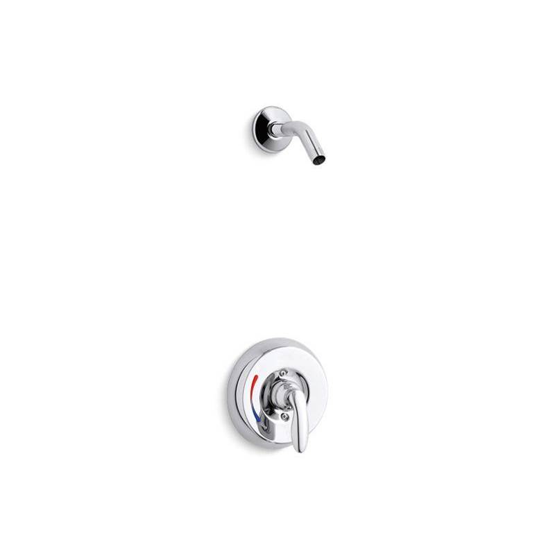 Coralais® Shower valve trim with lever handle and red/blue indexing, less showerh-related