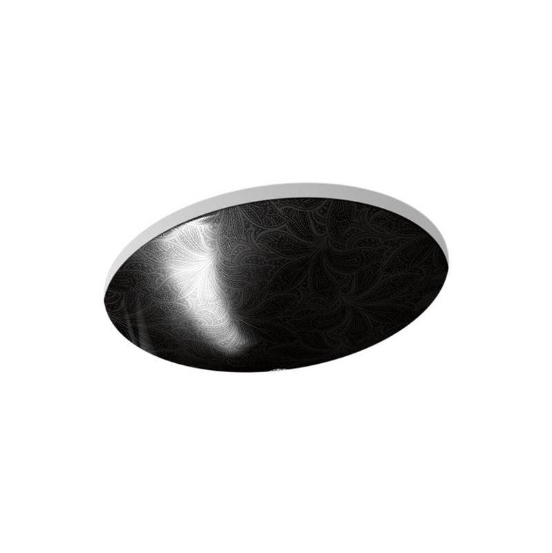 Caxton® Oval Sartorial™ Paisley Undermount bathroom sink-related
