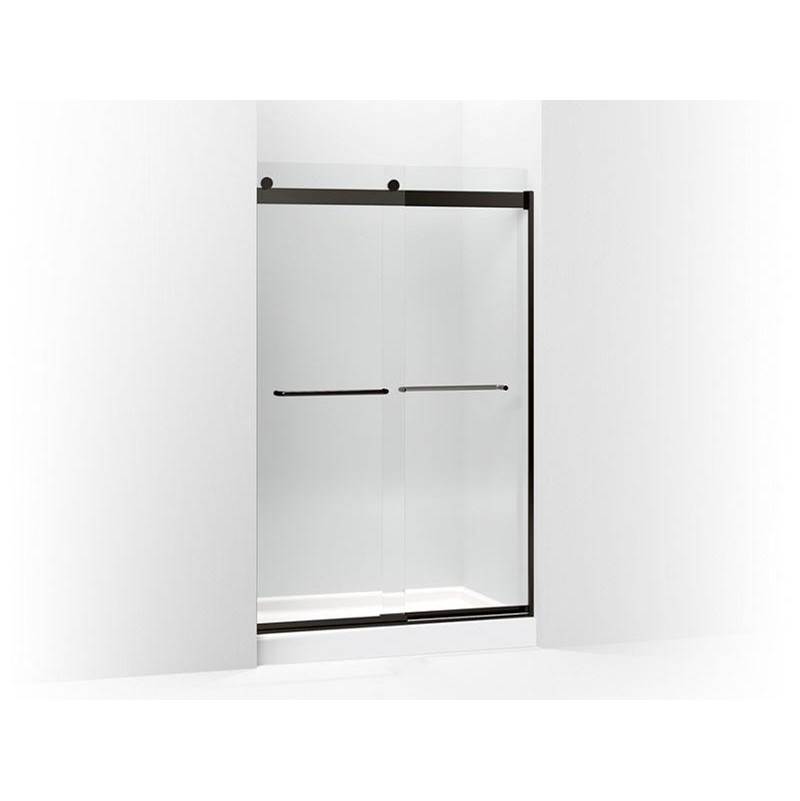 Levity® Sliding shower door, 74'' H x 44-5/8 - 47-5/8'' W, with 1/4'' thick Cryst-shop