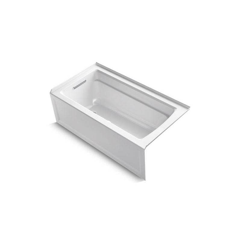 Archer® 60'' x 32'' alcove bath with integral apron, integral flange and left-han-related