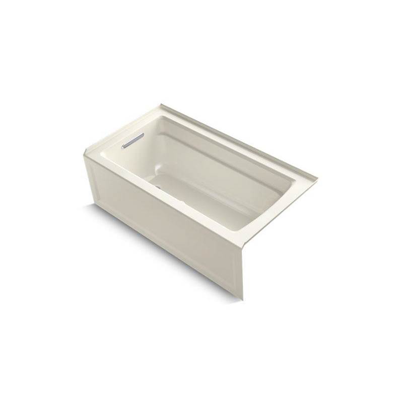 Archer® 60'' x 32'' alcove bath with integral apron, integral flange and left-han-related