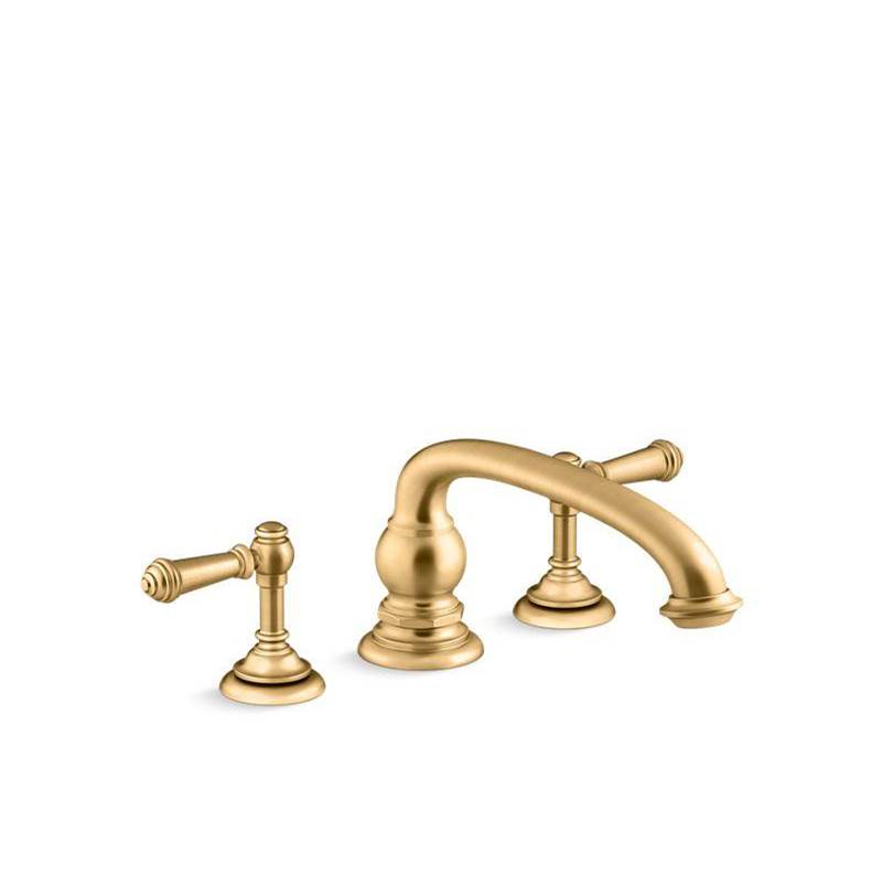 Artifacts Deck-Mount Bath Faucet Handle Trim With Lever Design-related