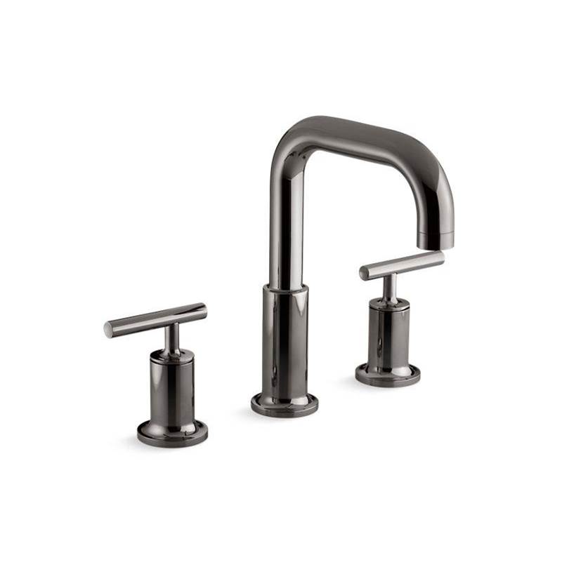Purist Deck-Mount Bath Faucet Trim With Lever Handles-related