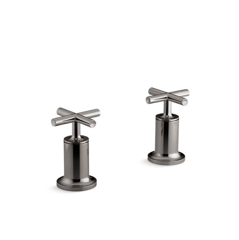 Purist Deck- Or Wall-Mount Bath Faucet Handle Trim With Cross Design-related
