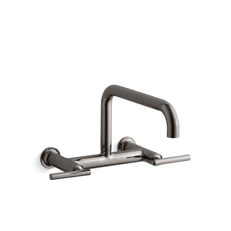 Purist® Two-hole wall-mount bridge kitchen sink faucet-related