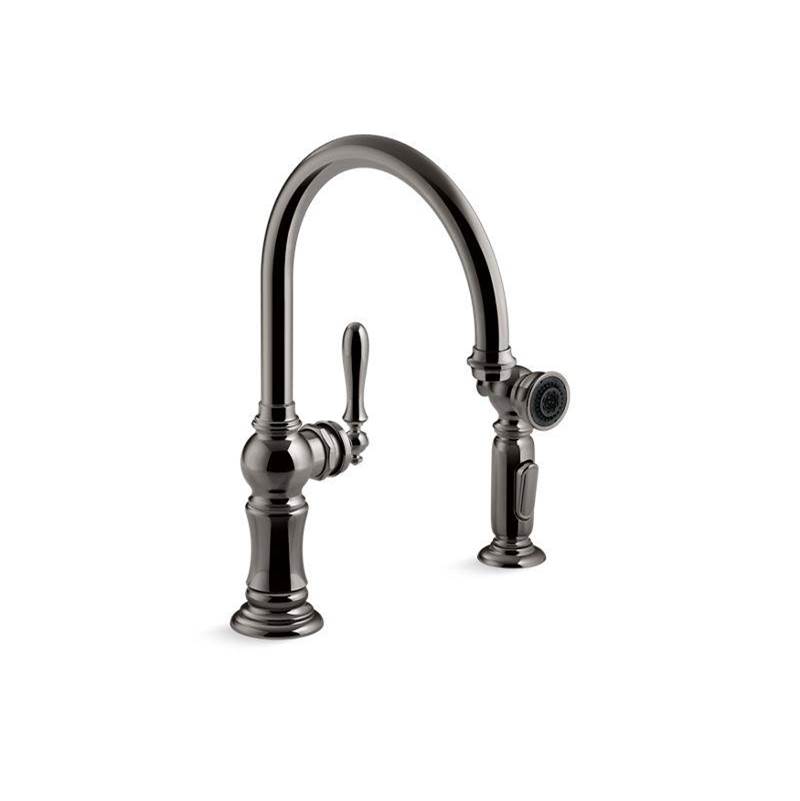 Artifacts Single-Handle Kitchen Sink Faucet With Two-Function Sprayhead-shop
