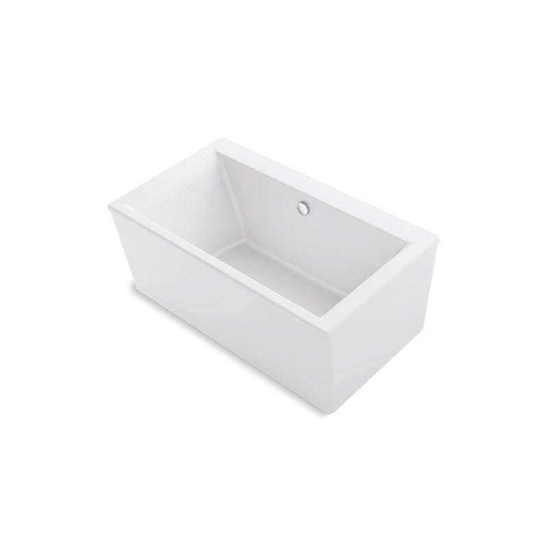 Stargaze® 60'' x 34'' freestanding bath with straight shroud and center drain-shop
