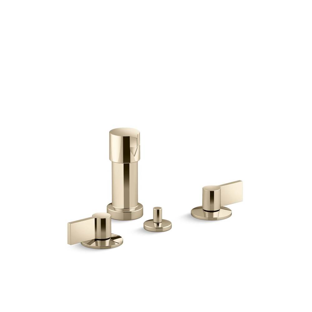 Components® Widespread bidet faucet with Lever handles-related