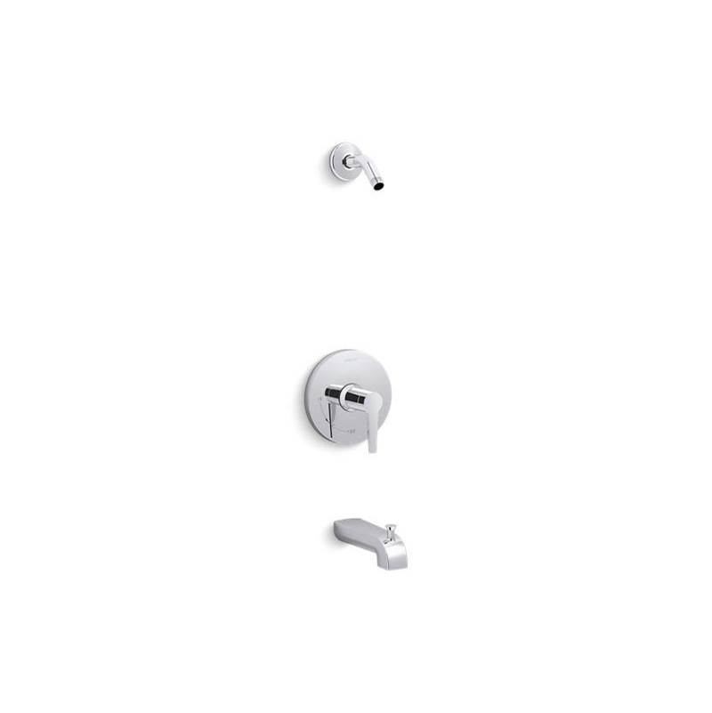Pitch® Rite-Temp® bath and shower trim set, less showerhead-related