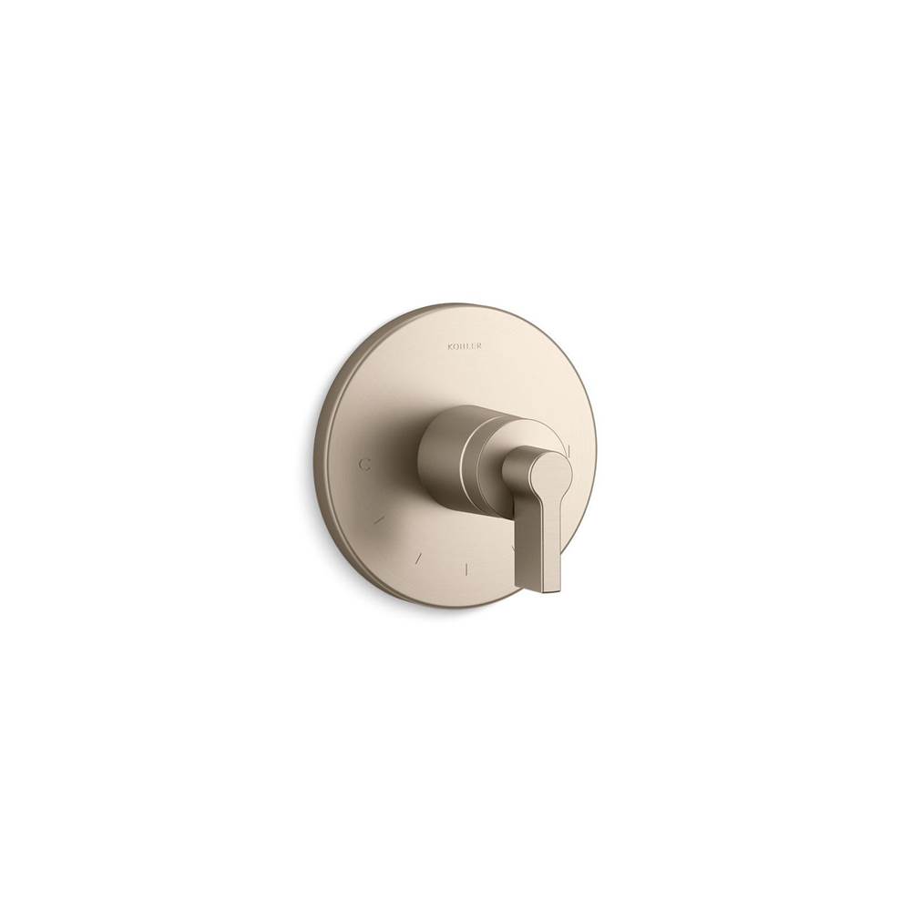 Components® MasterShower® temperature control valve trim with Lever handle-related